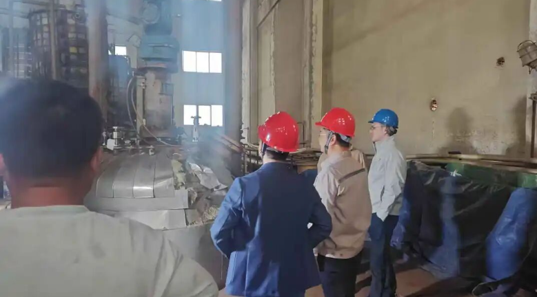 集团董事长赴安徽指导天一化工氧化项目投产筹备工作(图1)