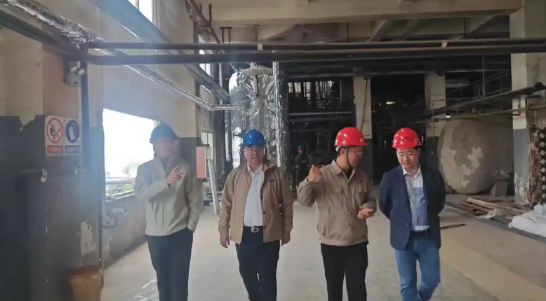 集团董事长赴安徽指导天一化工氧化项目投产筹备工作(图2)